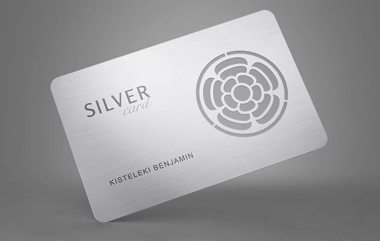 Silver card