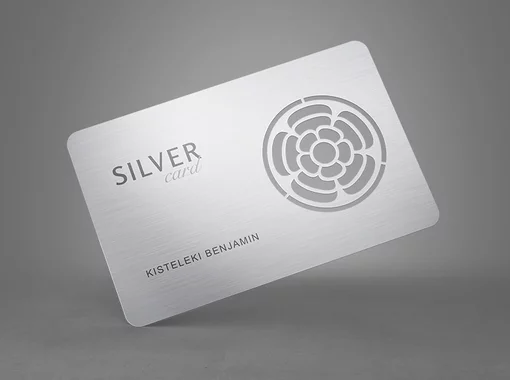 Silver card